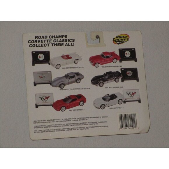 Road Champs Corvette Classics 1953 Roadster 1/43 Die Cast Brand New Package - Picture 4 of 4